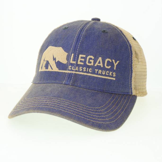 Legacy Classic Trucks Lifestyle & Apparel - Legacy Trucker Hat - Blue Denim